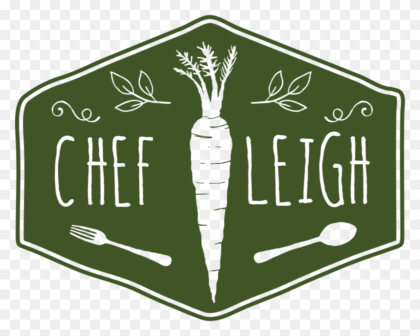 1512x1189 Descargar Png Chef Logo Personal Chef Imagen De Texto Verde Con Ilustración, Word, Urban, Planta Hd Png