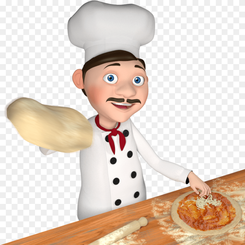 951x952 Chef Luigi, Food, Pizza, Doll, Toy Clipart PNG