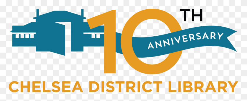 2000x731 Chelsea District Library Full Color Logo Cmykluna Koepping2017 Chelsea District Library Central Library, Number, Symbol, Text HD PNG Download