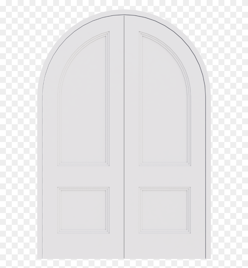 591x846 Chelsea Double Door Arch, French Door HD PNG Download
