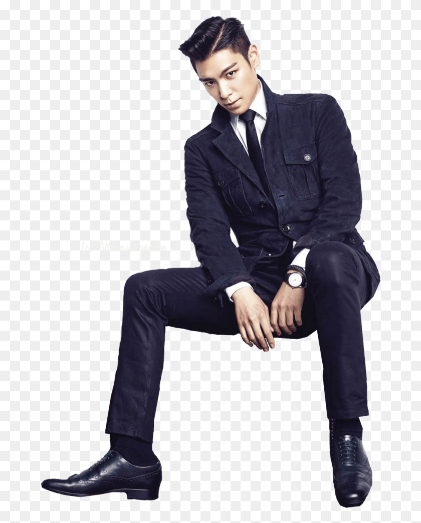 680x984 Chenpanzee Gtgtgt Top Me Choi Laura 26 Germany Talk To Top Big Bang Model, Suit, Overcoat, Coat HD PNG Download