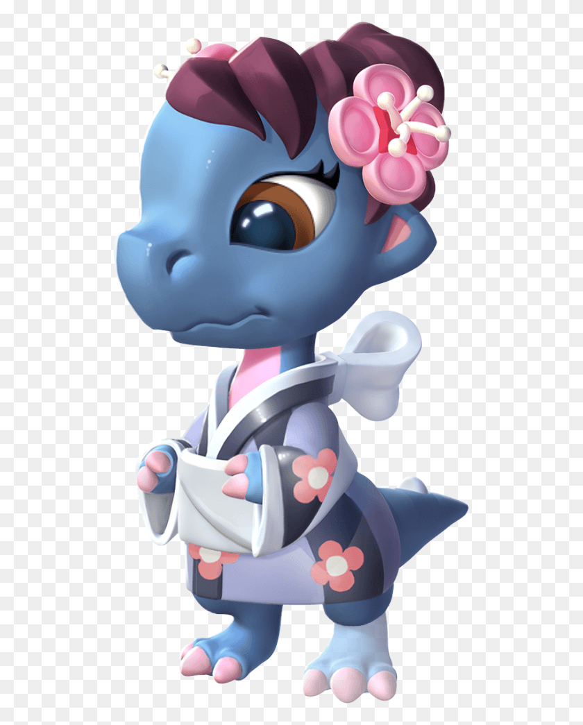 513x985 Cherry Blossom Dragon Baby Cartoon, Toy, Pez Dispenser HD PNG Download