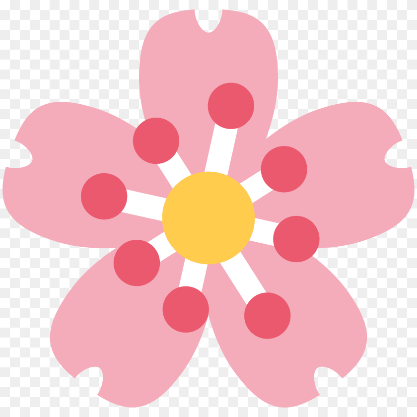 1920x1920 Cherry Blossom Emoji Anemone, Anther, Flower, Petal Clipart PNG