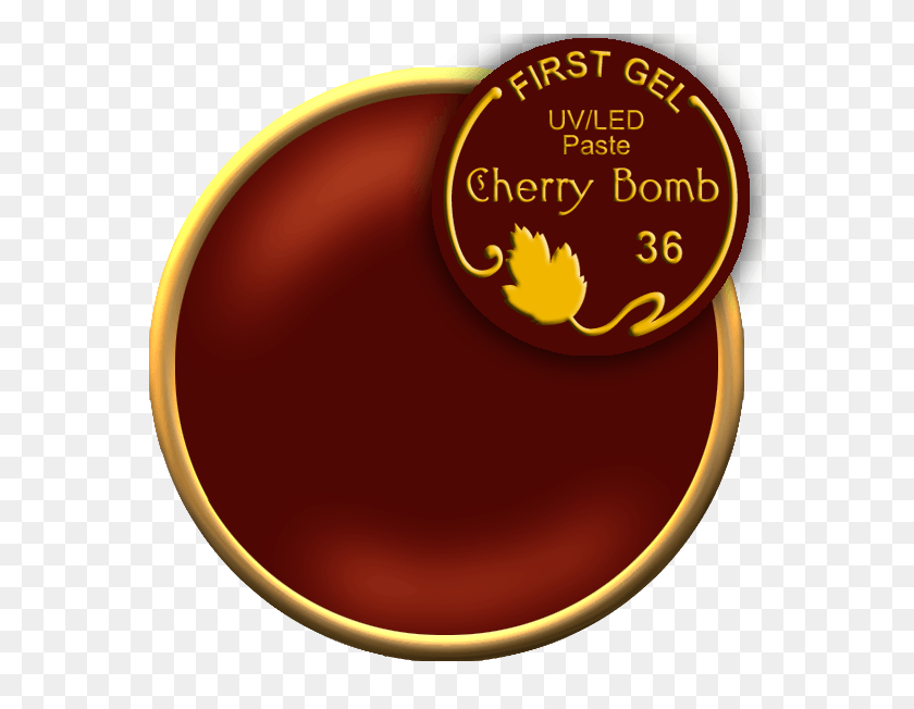568x592 Cherry Bomb 36 Circle, Etiqueta, Texto, Planta Hd Png