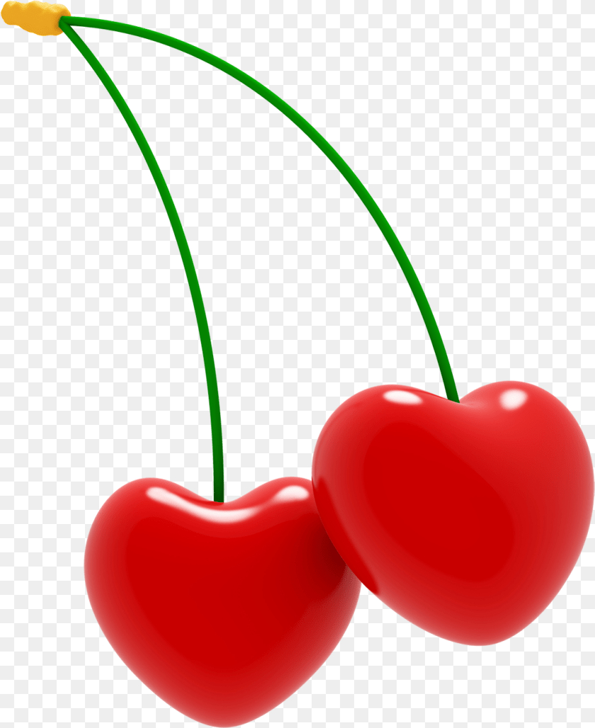 1086x1329 Cherry Heart Gratis Cute Heart, Food, Fruit, Plant, Produce Transparent PNG