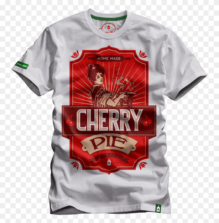 753x796 Cherry Pie Strain Shirt Shirt, Clothing, Apparel, T-shirt HD PNG Download