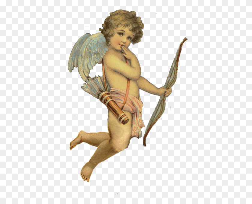 421x619 Cherub Angel Vintage Cherub Cupid, Person, Human HD PNG Download
