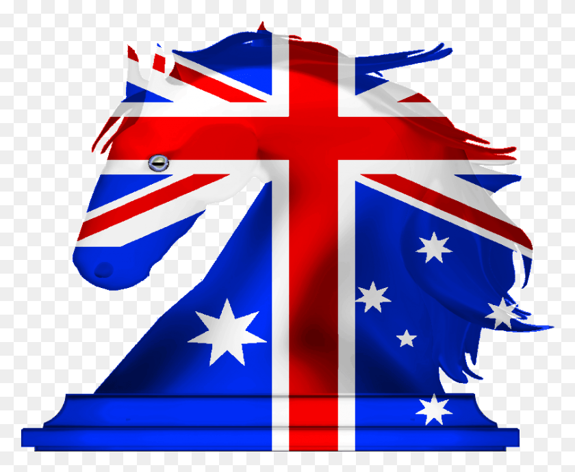 841x680 Шахматные Рыцари Рыцарь Австралия Флаг, Символ, Символ Звезды, Логотип Hd Png Скачать