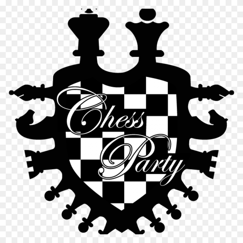 1200x1200 Chess Party Logo Graphic Design, Text, Calligraphy, Handwriting HD PNG Download