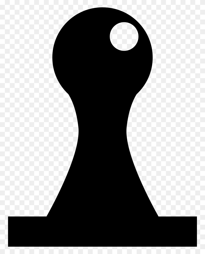 775x980 Chess Pawn Comments Person Silhouette Icon, Standing, Stencil HD PNG Download