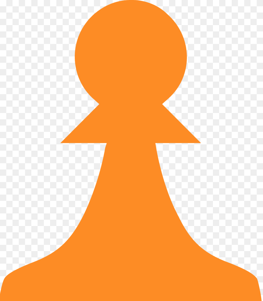 Chess Pawn Silhouette Clipart PNG