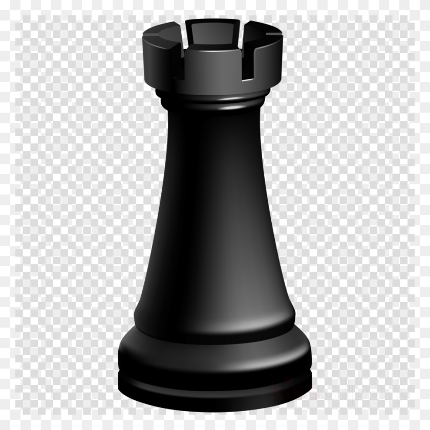 900x900 Chess Piece Rook Clipart Chess Piece Rook Man Silhouette Clip Art, Chess, Game, Shaker HD PNG Download