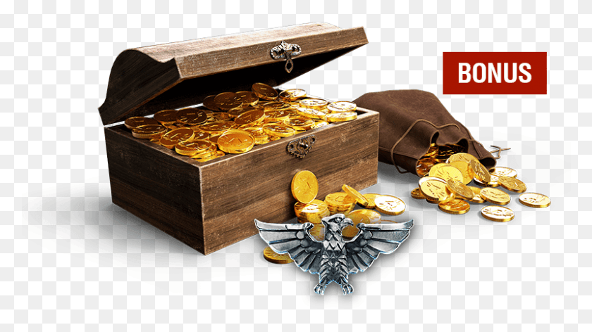 799x423 Chest Coin Purse, Treasure, Gold HD PNG Download