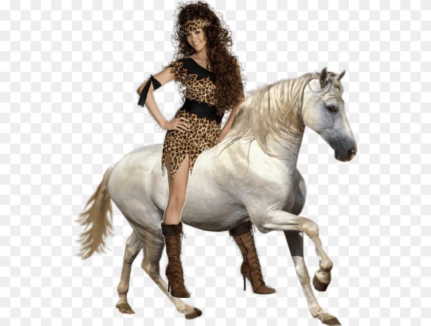 562x636 Cheval Lion, Adult, Person, Woman, Female Sticker PNG