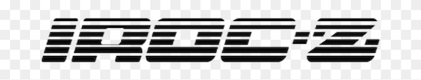 686x101 Chevrolet Camaro Iroc Z Logo Decal Iroc Z, Text, Oars, Paddle HD PNG Download