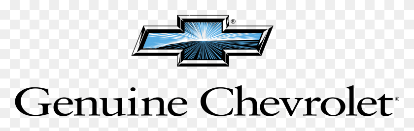 2331x621 Chevrolet Genuine Logo Transparent Chevrolet, Symbol, Emblem, Logo HD PNG Download