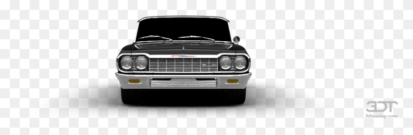 850x235 Chevrolet Impala Ss 409 Coupe Morris Marina, Bumper, Vehicle, Transportation HD PNG Download
