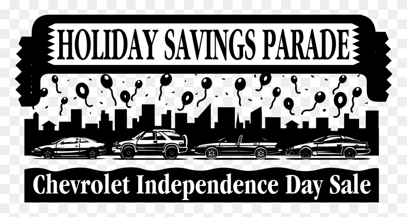 2353x1172 Chevrolet Independence Day Logo Transparent Poster, Car, Vehicle, Transportation HD PNG Download