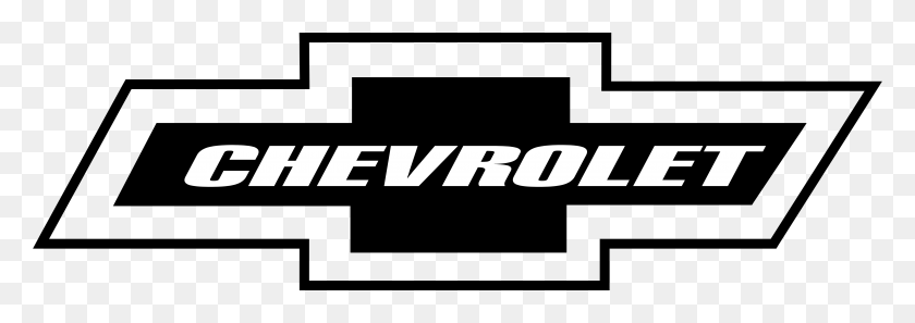 5000x1524 Chevy Logo Black And White, Word, Text, Symbol HD PNG Download