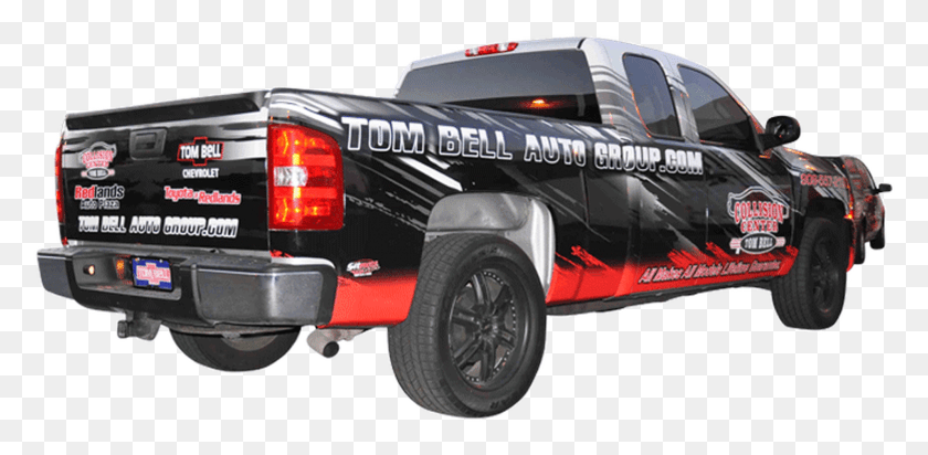 1990x899 Chevy Truck Wrap Using 3m For Tom Bell Collision Center Ford Super Duty, Tire, Wheel, Machine HD PNG Download