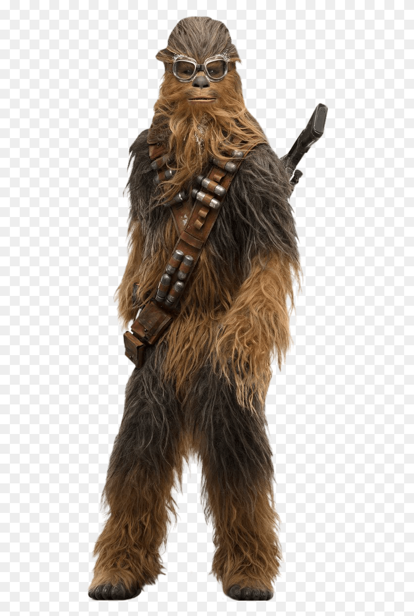 494x1189 Chewbacca Solo A Star Wars Story Cut Out Characters Chewbacca Solo A Star Wars Story, Clothing, Apparel, Person HD PNG Download