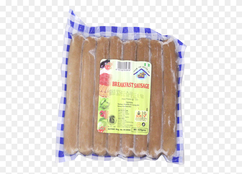 461x545 Chi Breakfast Sausage Bratwurst, Bread, Food, Cracker HD PNG Download