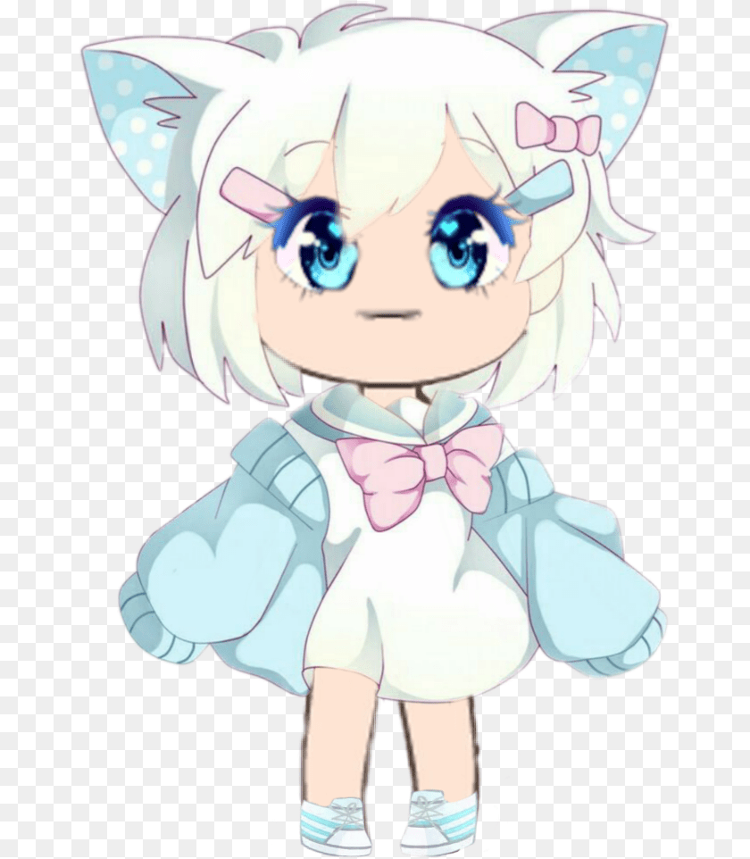 Chibi Chibis Ear Ears Blue Cartoon, Book, Comics, Publication, Baby Transparent PNG