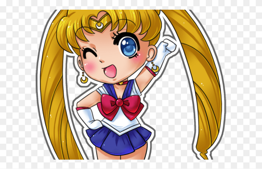 613x481 Chibi Clipart Sailor Moon Sailor Moon Baby Serena, Comics, Book, Manga HD PNG Download