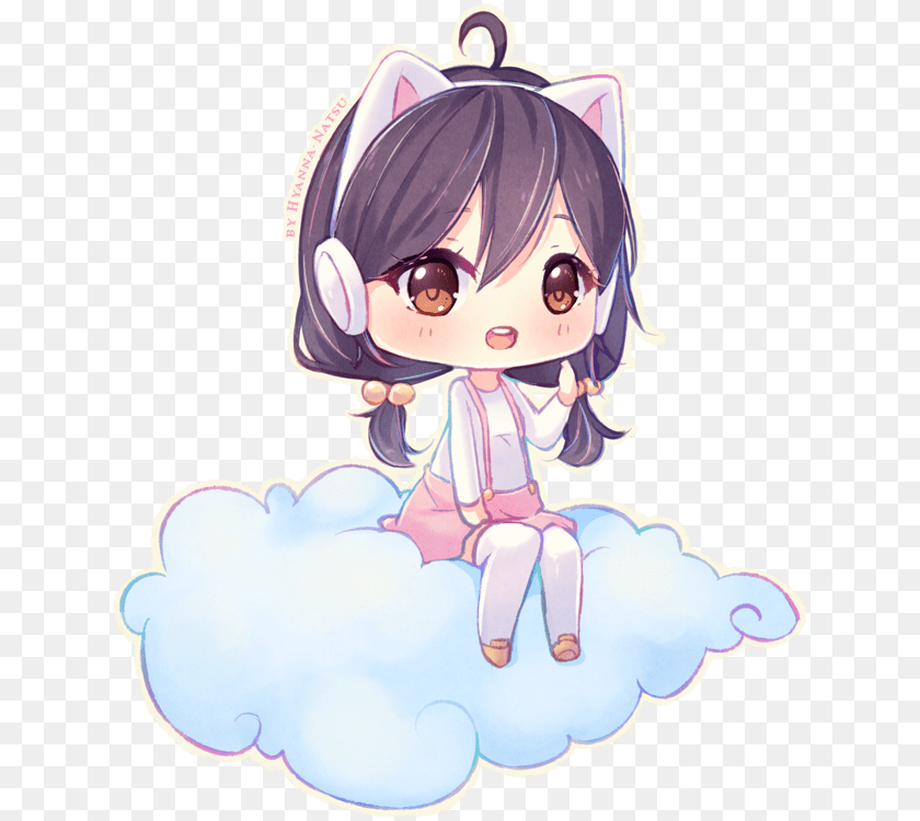 Chibi Cloud Girl, Book, Comics, Publication, Baby Clipart PNG
