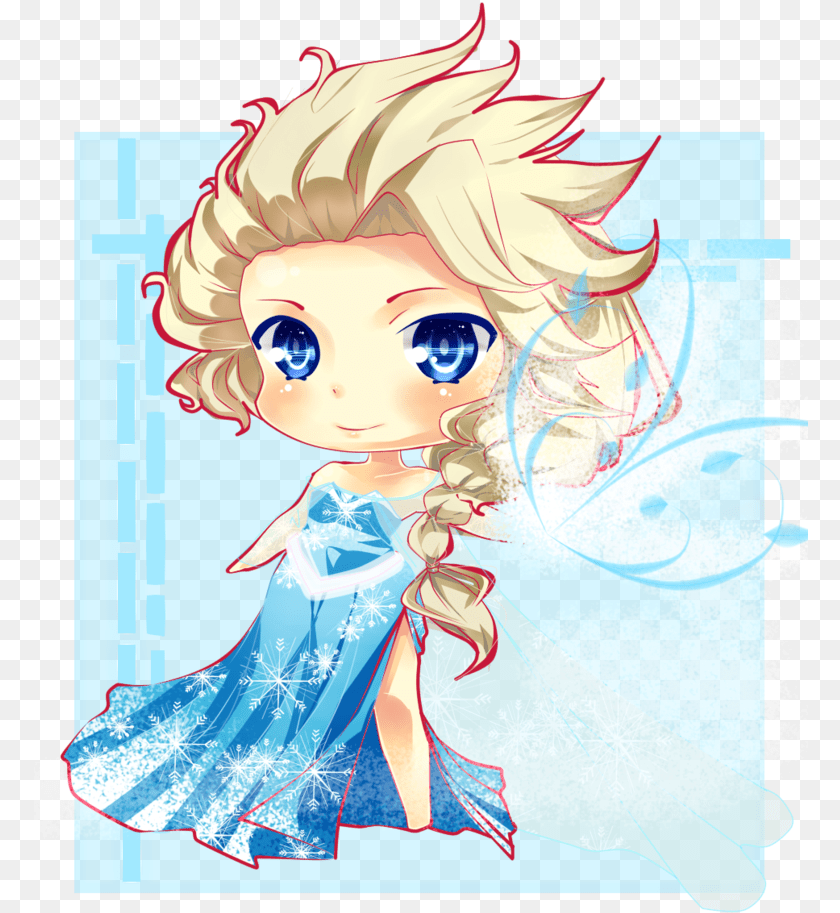 Chibi Elsa Anime Olaf, Publication, Book, Comics, Person PNG
