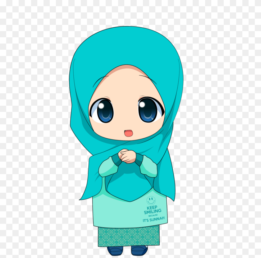 Chibi Muslimah, Clothing, Coat, Baby, Person PNG
