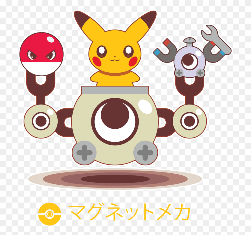 719x729 Chibi Pokemon By Itachi Roxas Cartoon, Robot HD PNG Download