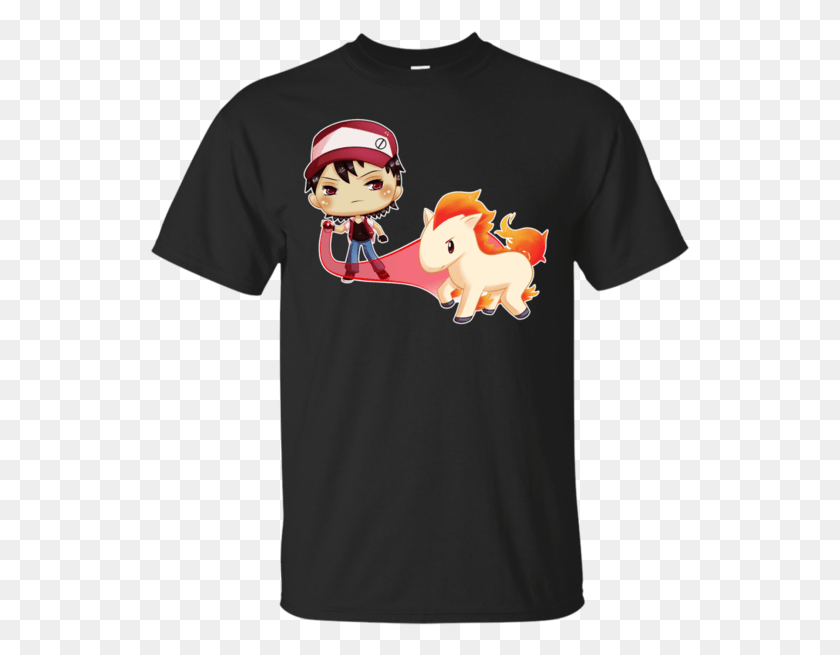 541x595 Chibi Red Ponyta Video Game T Shirt Amp Hoodie Evolst Chaos Coordinator Shirt, Clothing, Apparel, T-shirt HD PNG Download