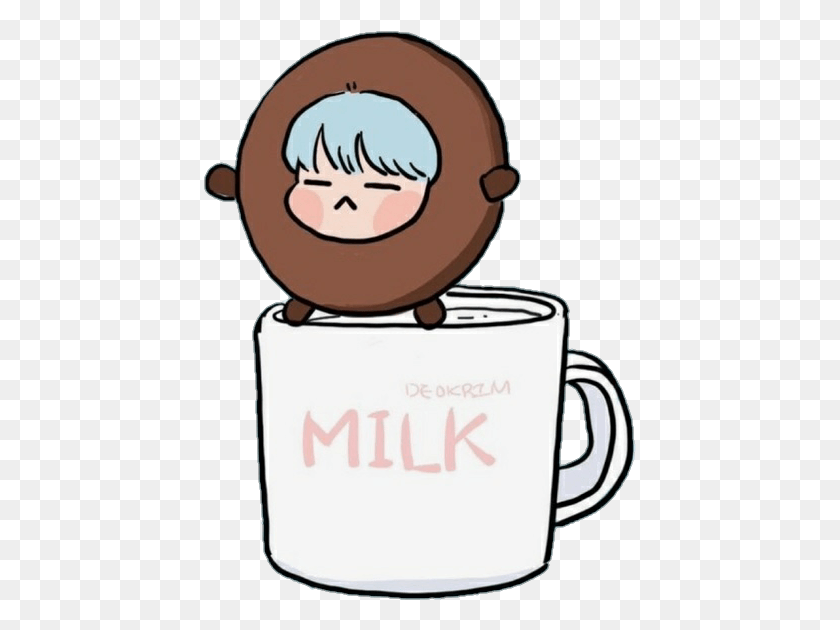 433x570 Chibi Suga And Shooky, Coffee Cup, Cup, Text HD PNG Download