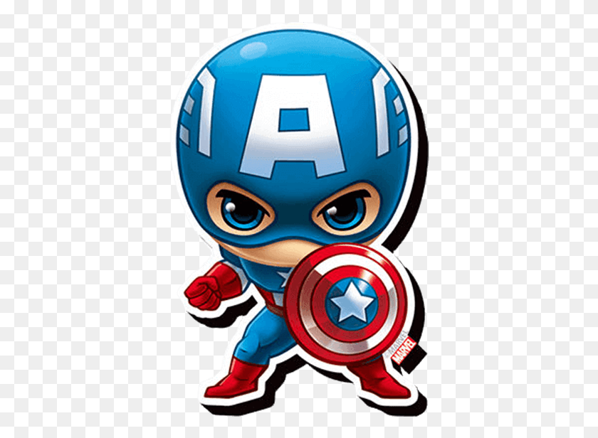 366x556 Chibi Superheroes Captain America Chibi, Super Mario, Armor, Toy HD PNG Download
