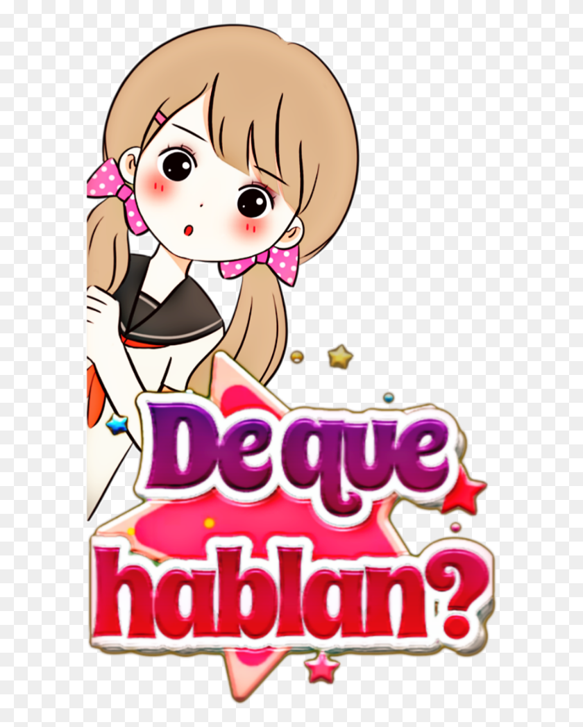 597x987 Chica Hablan Pregunta Cartoon, Graphics, Book HD PNG Download