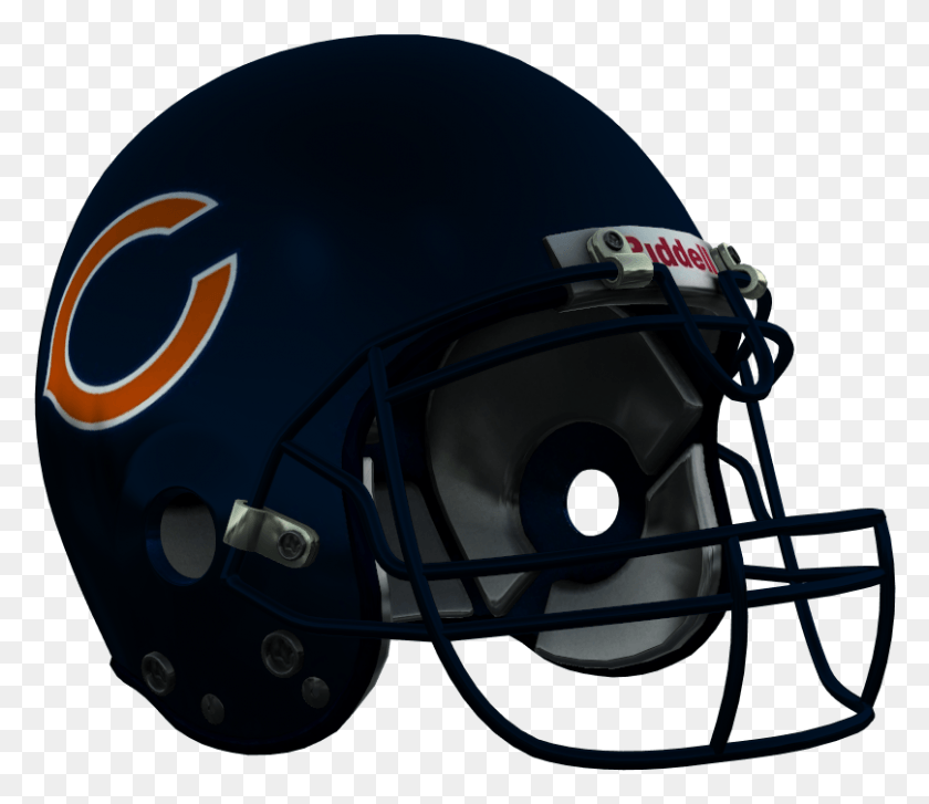808x691 Chicago Bears Football Helmet, Clothing, Apparel, Helmet HD PNG Download