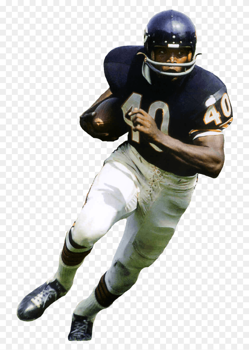 732x1121 Chicago Bears Gale Sayers Chicago Bears Footbal Gale Sayers, Clothing, Apparel, Helmet HD PNG Download