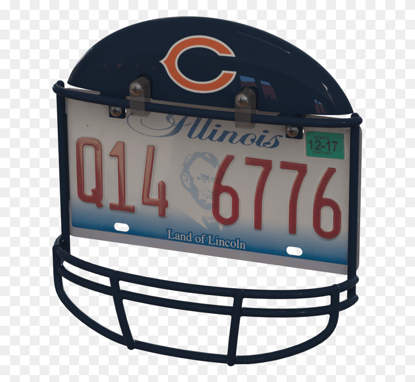 631x714 Chicago Bears Helmet Frame Chicago Bears Logos Uniforms And Mascots, Vehicle, Transportation, License Plate HD PNG Download