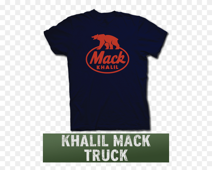 500x615 Chicago Bears Mack Truck, Clothing, Apparel, T-shirt HD PNG Download