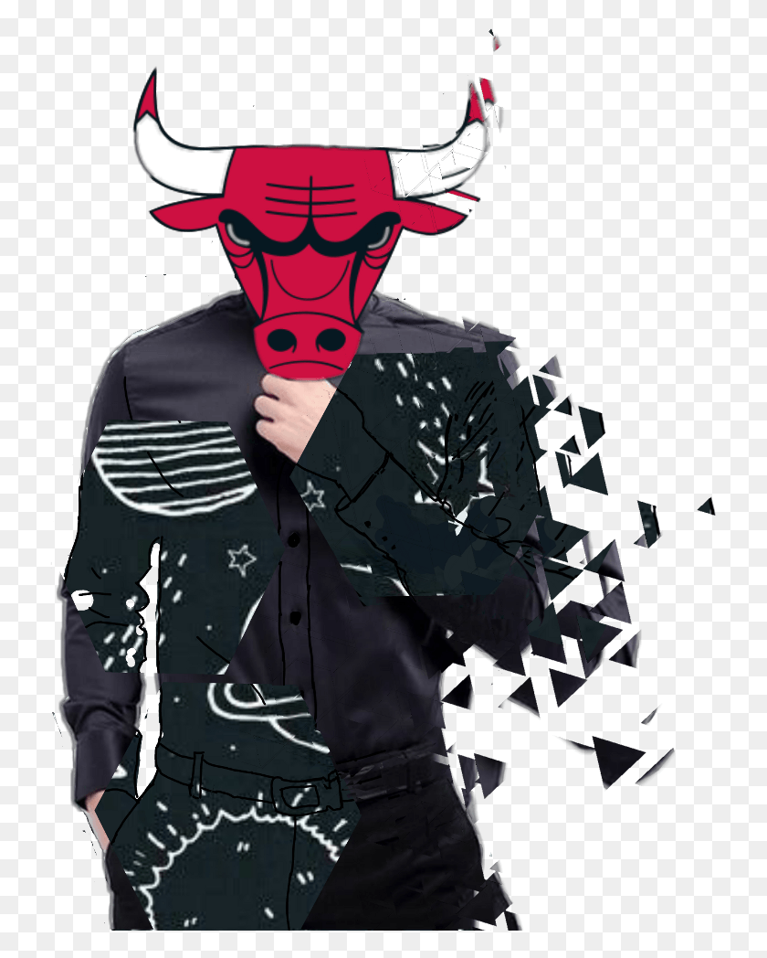731x988 Chicago Bulls, Clothing, Apparel, Person HD PNG Download