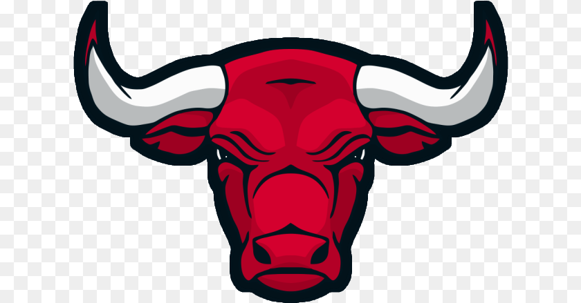 630x439 Chicago Bulls Logo Clip Art Bull Logo, Animal, Mammal, Wildlife, Buffalo Clipart PNG