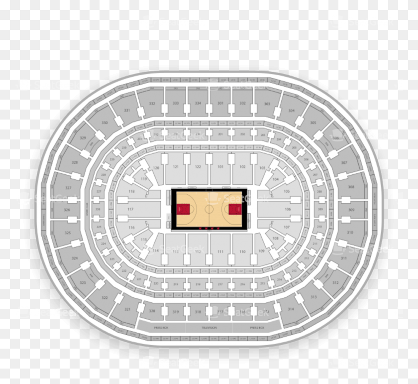 1025x935 Chicago Bulls Seating Chart Map Seatgeek United Center, Building, Clock Tower, Tower HD PNG Download