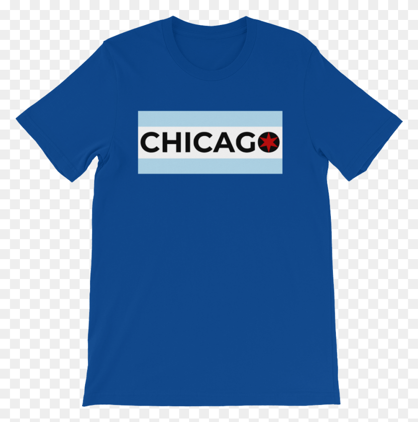 930x939 Chicago Flag Active Shirt, Clothing, Apparel, T-shirt HD PNG Download