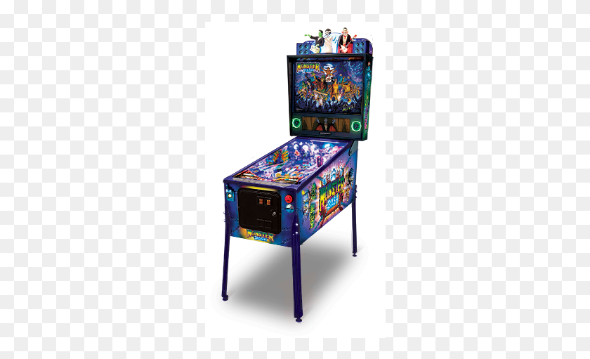 258x451 Chicago Gaming Monster Bash Limited Edition Pinball Monster Bash Remake Limited Edition, Arcade Game Machine, Person, Human HD PNG Download