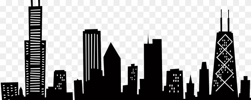Chicago Skyline Drawing, Architecture, Building, City, High Rise Transparent PNG