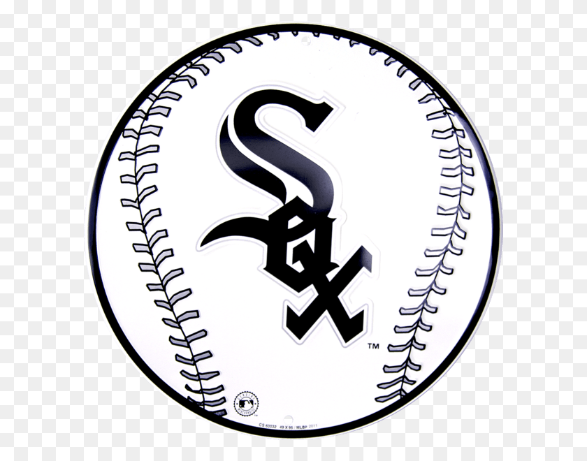 600x600 Chicago White Sox Ball White Sox Mlb Logo, Label, Text, Word HD PNG Download
