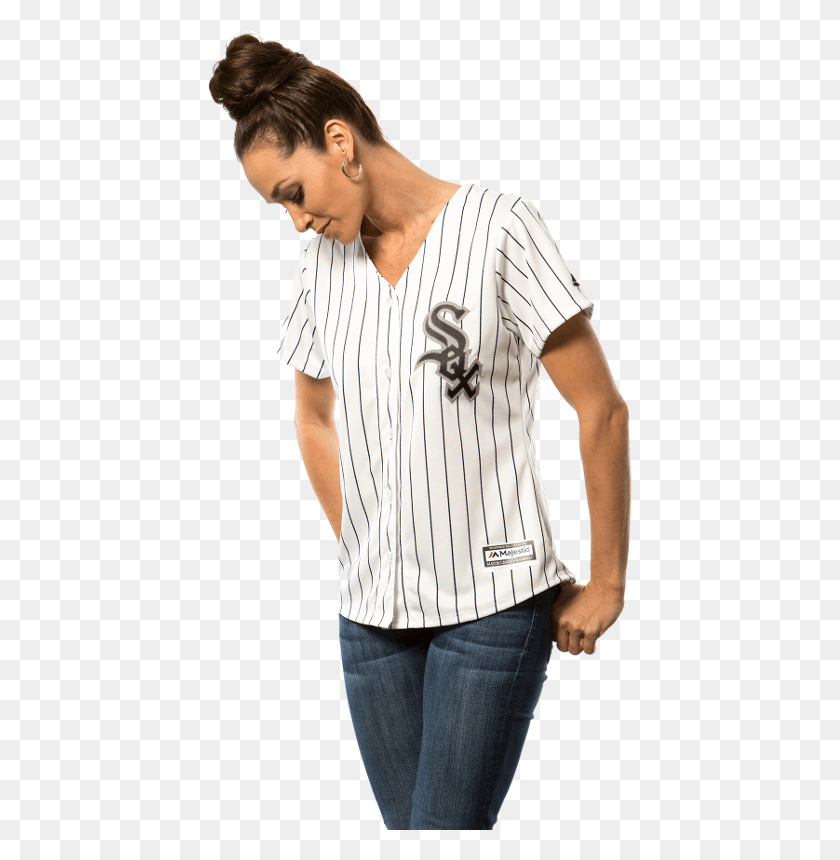 424x800 Chicago White Sox Replica Ladies Home Jersey Photo Chicago White Sox, Clothing, Apparel, Person HD PNG Download