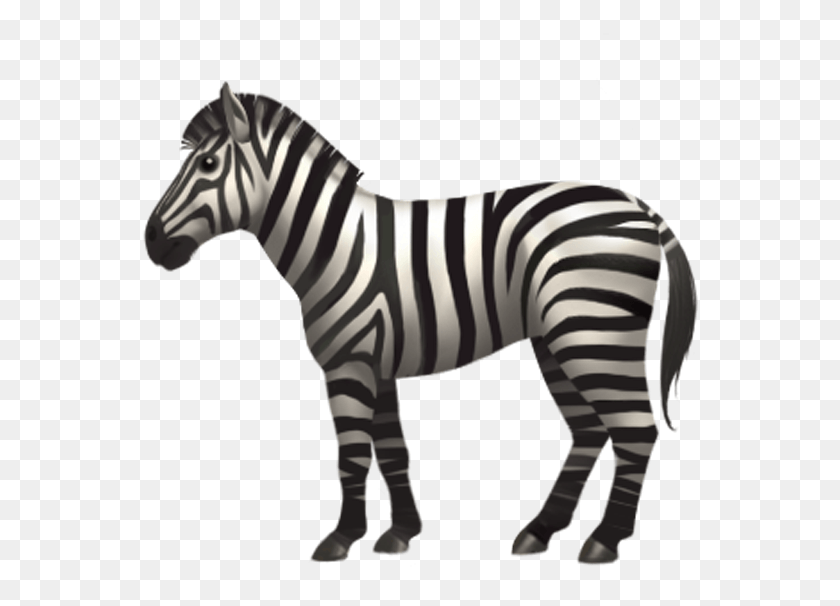 557x546 Chicago Zebra Emoji Apple, Wildlife, Mammal, Animal HD PNG Download