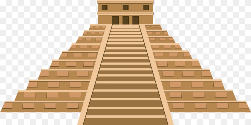 7887x3939 Chichen Itza Clip Chichen Itza Pyramid, Brick, Architecture, Building, House PNG